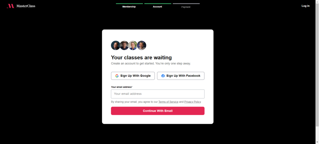 MasterClass Account