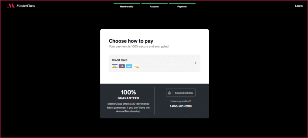 choose how to pay